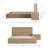 Antonnio 2 Piece Bedroom Set with Bed and Nightstand-1681960258-1677811996