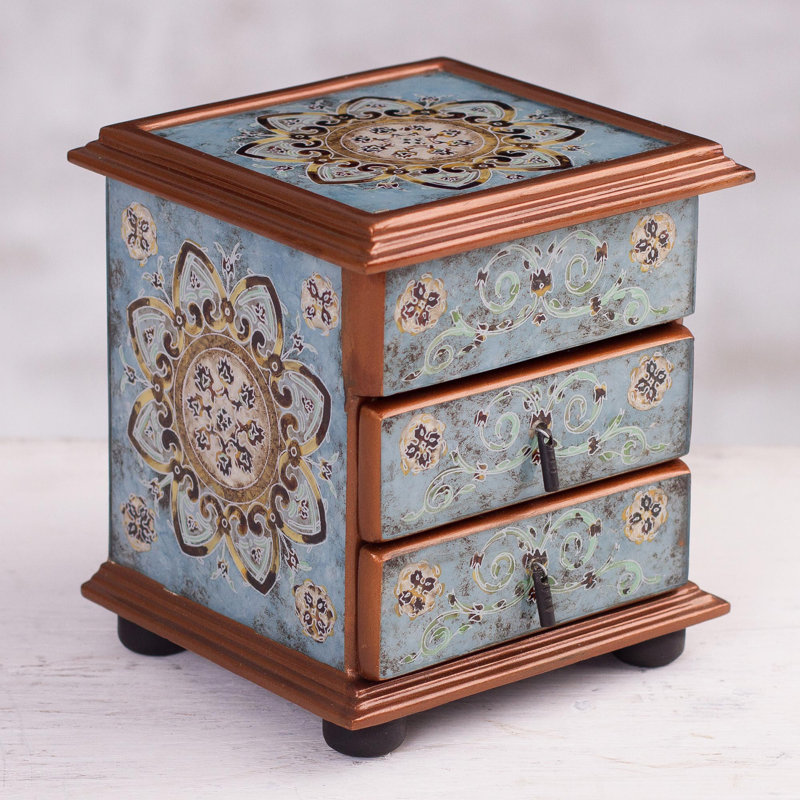 MDF Glass Jewelry Box +