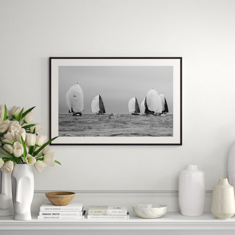 Gray Rounding Print by Ted Glasoe