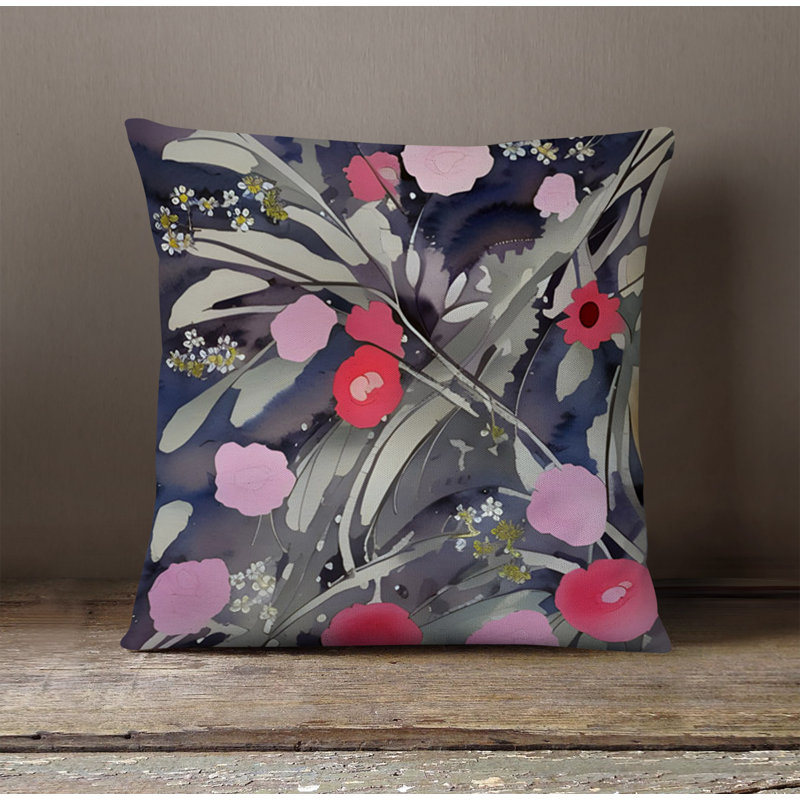 Coussin décoratif, Housse de coussin seulement - sans coussin, H 16 po x l 16 po