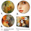 Bertan le chapeau fleuri par Auguste sur toile-1605540931-1605540928