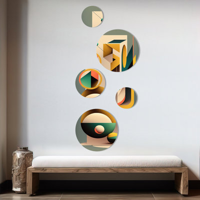 Abstract Wall Decor on Metal