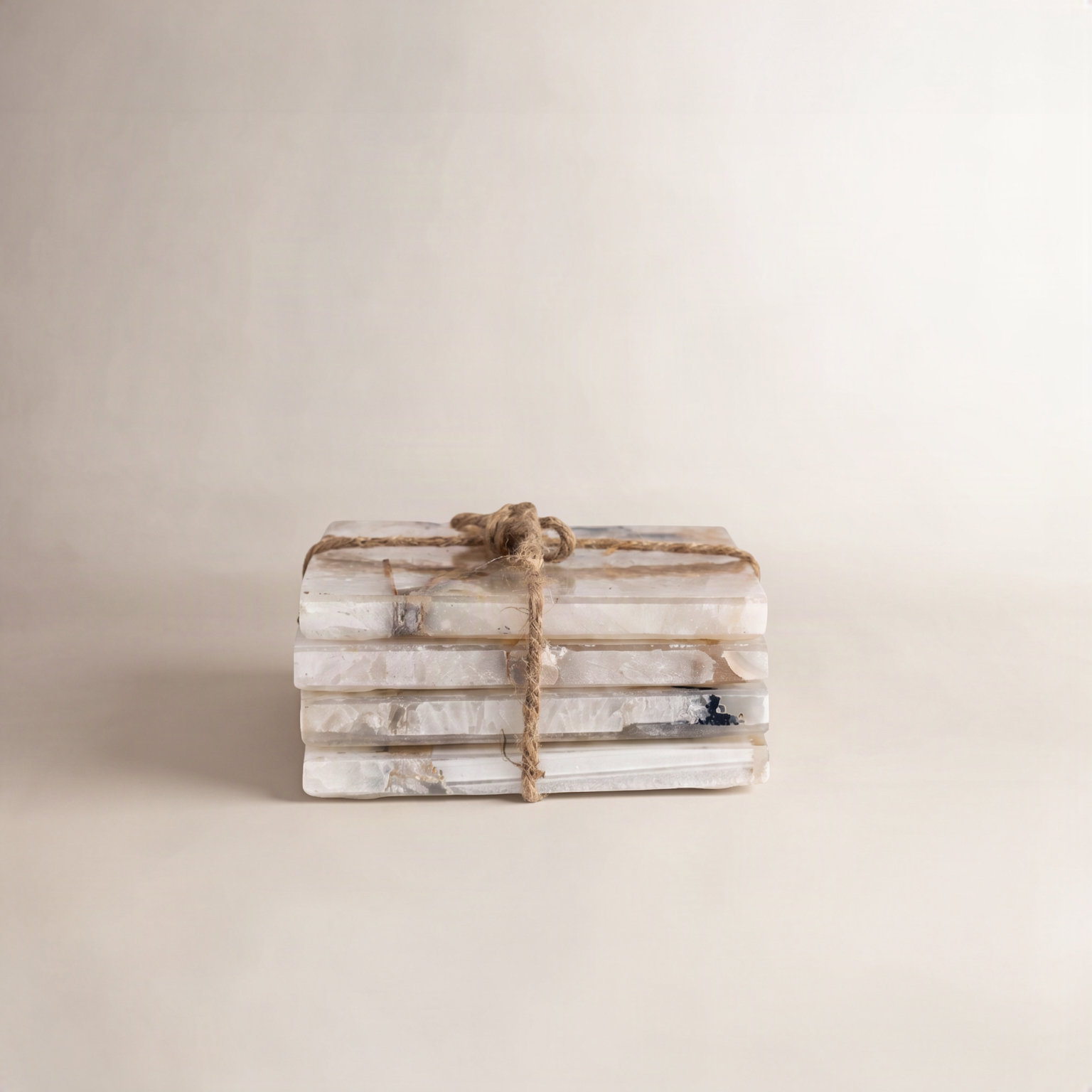 Stoneware Square 4 Piece Coaster Set