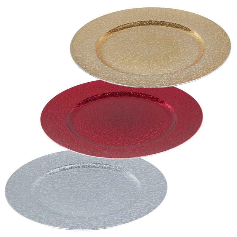 Imani Solid Colour Charger, Silver