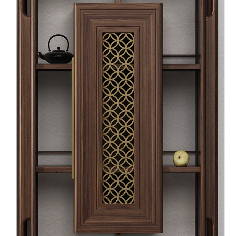 Bibliothèque de plancher de style chinois de luxe