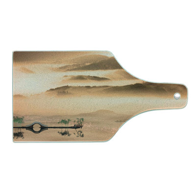 Planche à découper en verre trempé Ambesonne
