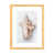 Toile avec cadre en bois beige n'est pas disponible