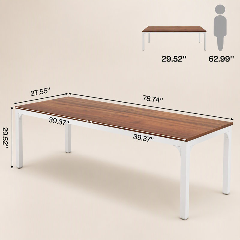 Bureau rectangulaire, bureau de direction, bureau d'ordinateur