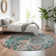 Premium Machine Washable Prisco Emerald Rug