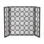 Stylish Foldable Fire Screen In Iron - Add Charm To Your Fireplace Guard Easy Use And
