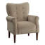 Fauteuil en velours rembourré avec dossier capitonné-691396638
