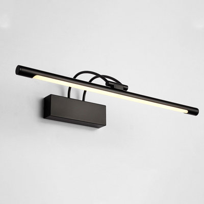 Simple Modern Led Picture Wall Light In Matte Black