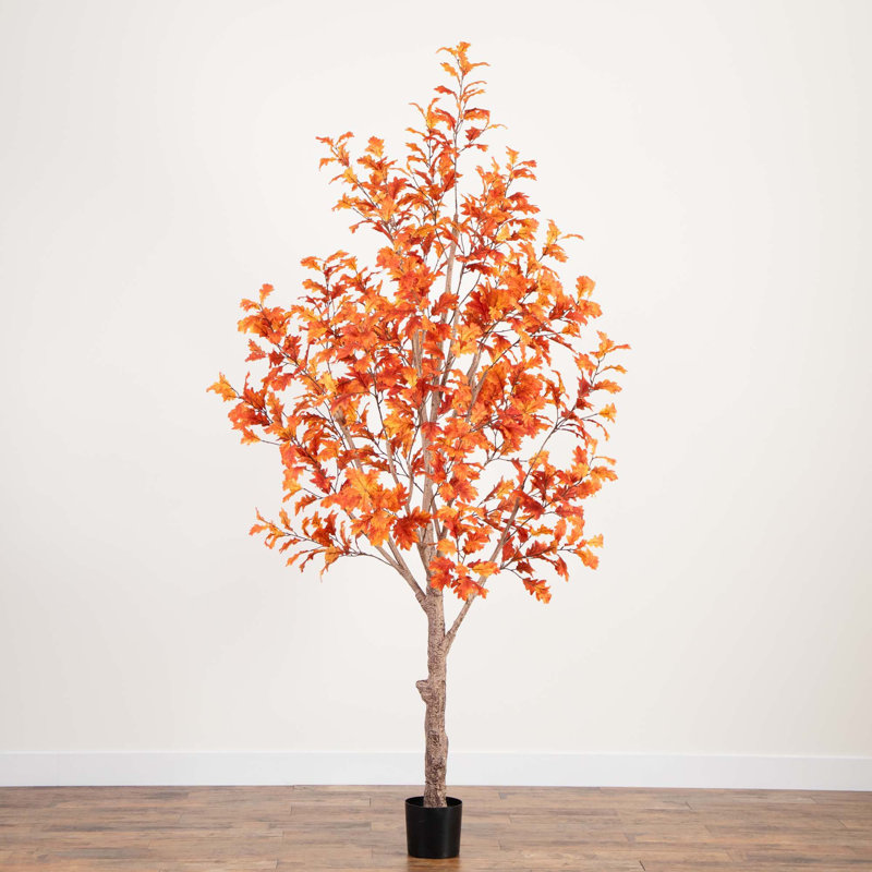 Arbre d'automne, H 108 po x l 48 po x P 48 po