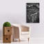 «Grand Teton Monochrome» par Rick Berk, art mural sur toile-1964612083