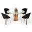 Chaise d'appoint rembourrée en velours Chorleywood-51839817