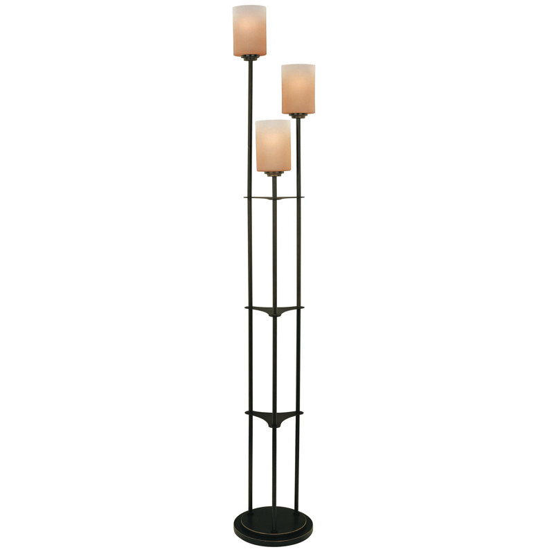 63.5'' Dark Bronze Tree Floor Lamp