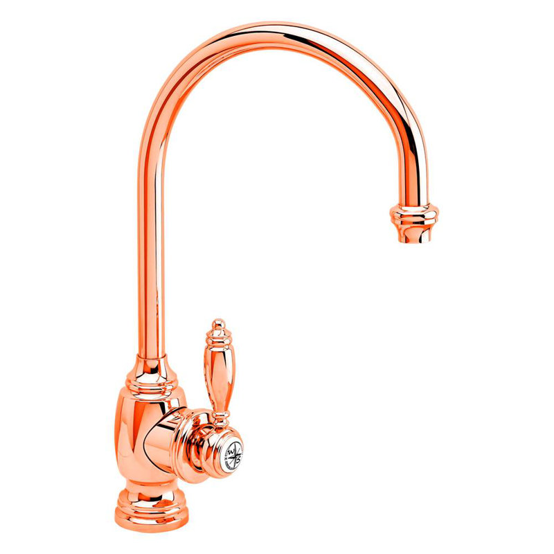 Hampton Kitchen Faucet, Polished Copper