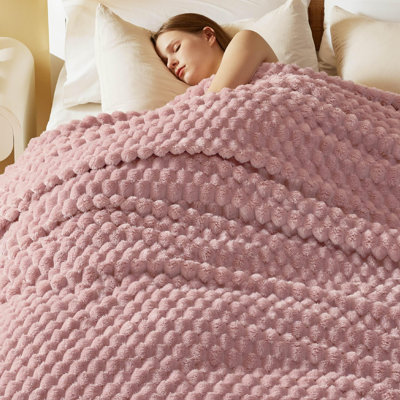 Bedsure Fleece Blanket For Couch - Super Soft Cozy Blankets For Women, Cute Small Blanket For Girls