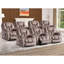 Fauteuil de massage chauffant de 40,9 po de large avec porte-gobelets double USB et poche de rangement-93314343