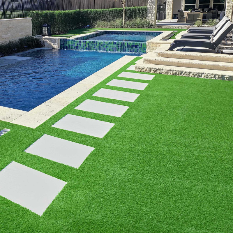 Tapis synthétique pour gazon synthétique Yescom, H 0,8 po x l 36,2 po x P 240,2 po, 0.8"