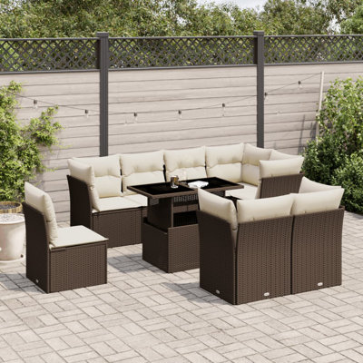 Ensemble de canapé de jardin Vidaxl