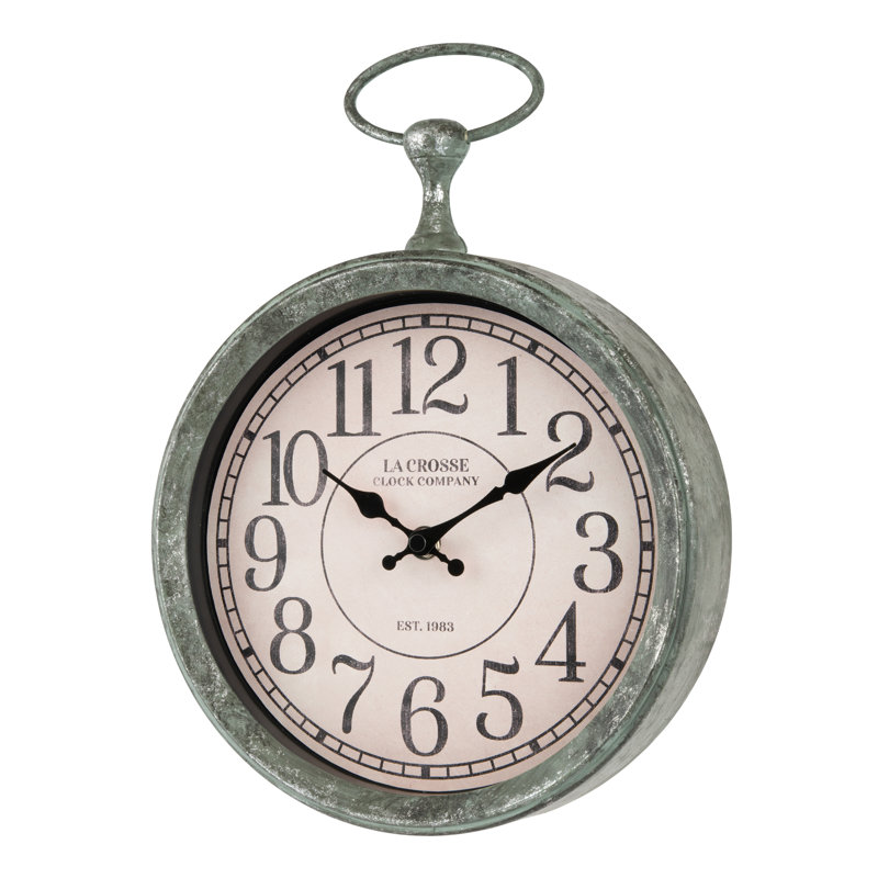 Zenaida 9" Pocket Watch Quartz Clock