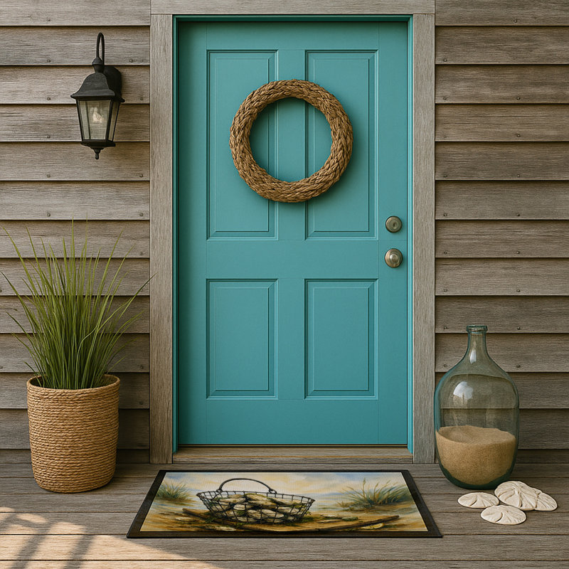 Oyster Catch Doormat, 18" W x 27" L