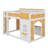 Bunk Bed With Storage Shelves,Window