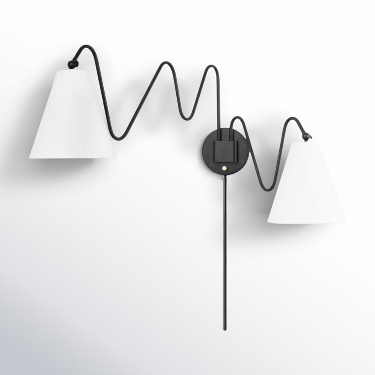 Plug-in Swing Arm Sconce by Tali Roth