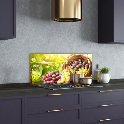 50cm W x 100cm L Glass Peel and Stick Panel