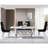 Anquette 20.07 " H Tufted Velvet Upholstered Stainless Steel Parsons Chair