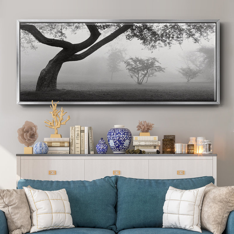 Into the Mist- Framed Canvas, 20" H x 50" W