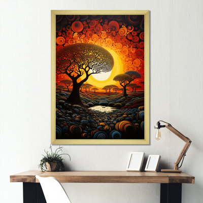 Thell Baobab Tree Landscape III sur toile