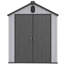 Remise de rangement en plastique 6 * 8Ft en résine pour le jardin