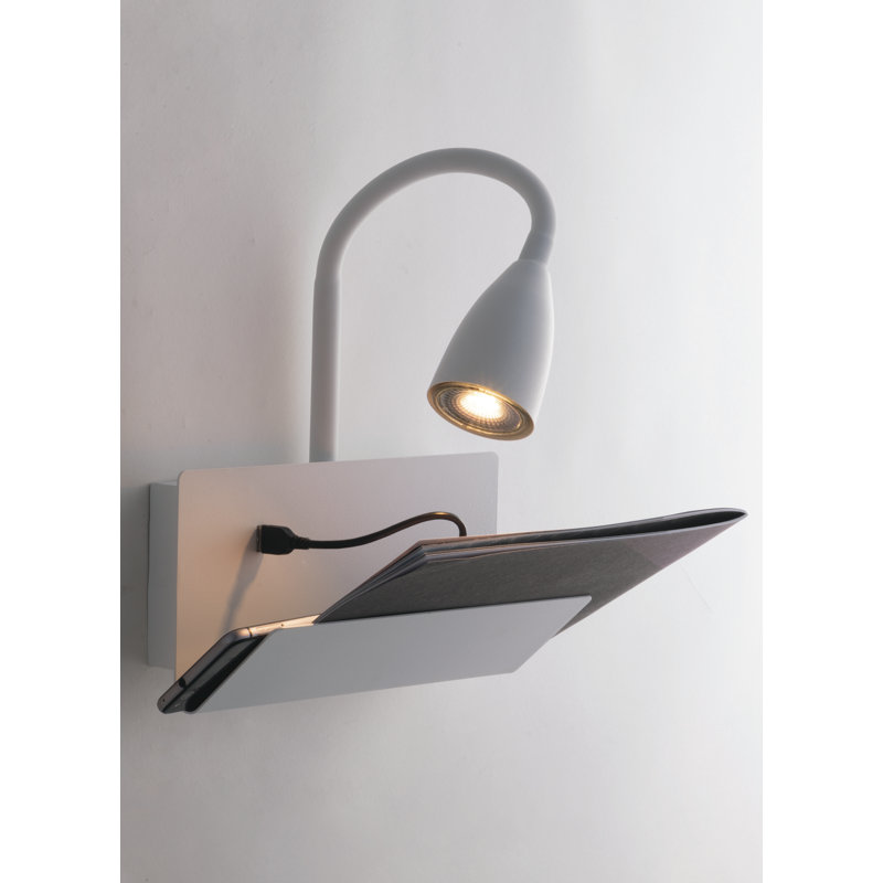 Bivens Flush Mounted Sconce, White