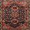 Tapis oriental marron / noir
