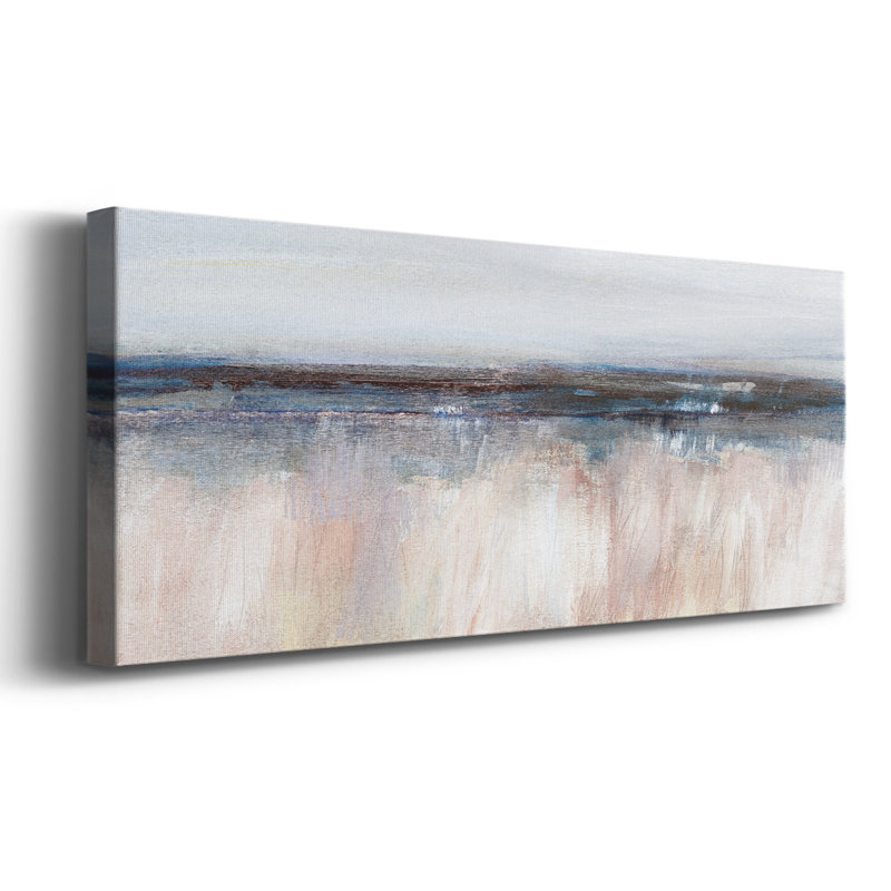 Marée à l'aube sur toile, H 8 po x l 20 po x P 1,5 po