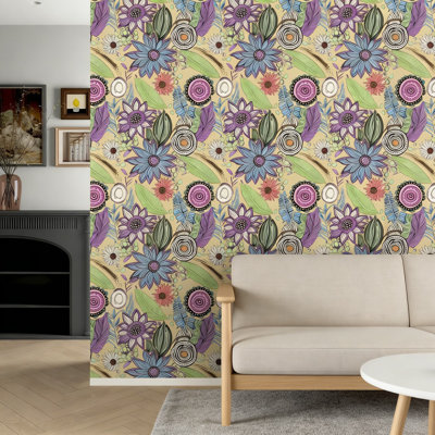 Papier peint auto-adhésif Boho