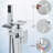 Floor Waterfall Faucet with Diverter