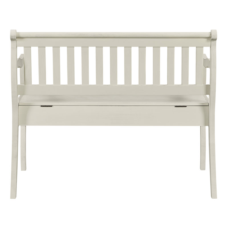 Banc de rangement Wakefield, Blanc