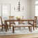 Karpinski 6 Person Rectangular Table Set w/ 4 Lattice Back Side Chairs & 1 Bench