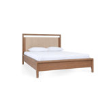 Corda Oak Wood Brown Queen Platform Bed