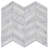 CARRARA CHEVRON HONED