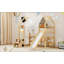 Structure de lit en mezzanine avec tente-1616323446