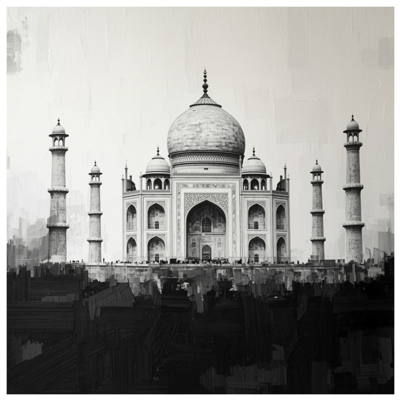 Rideaux de douche Taj Mahal, L 70 po x H 84 po