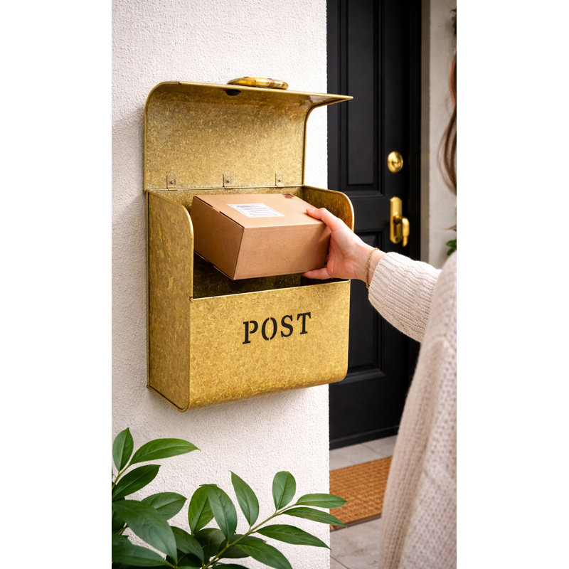CJ Steel Wall Mounted Mailbox