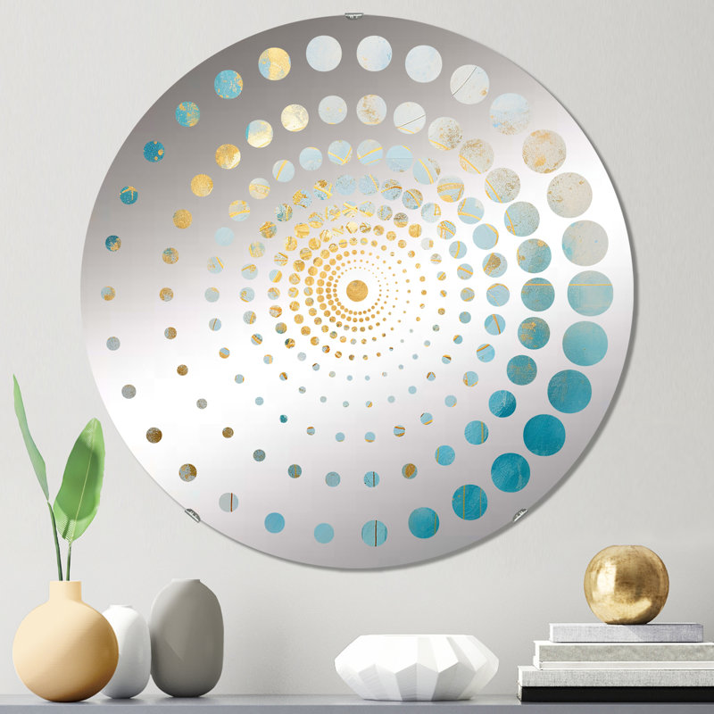 Miroir mural Divine Mandala, 31,4 po x 31,4 po