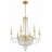 Laveah 9 - Light Steel Dimmable Empire Chandelier