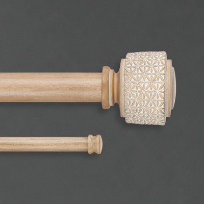 Cambria Designer Series Farmhouse Flora Urn 1 1/8 Inch Dia. Fixed Length Double Rod Set