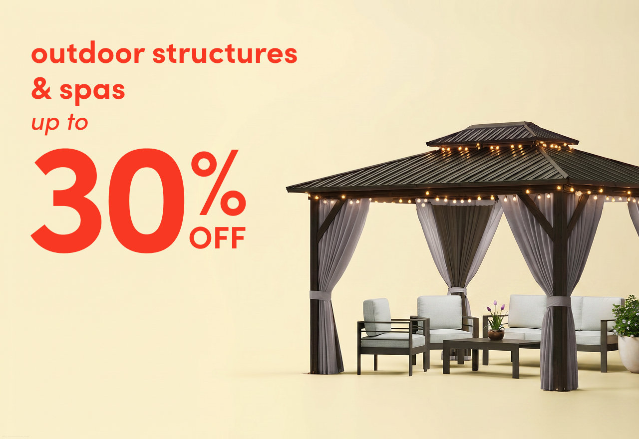 outdoor structure & spa clearance